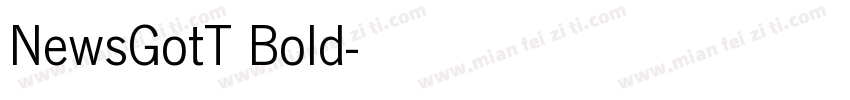 NewsGotT Bold字体转换
